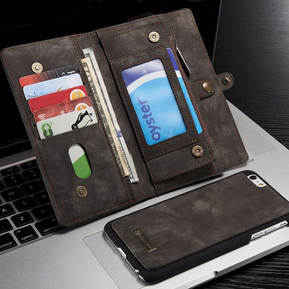 Multi-slot Plånboksfodral iPhone 6 Plus/6S Plus Grå