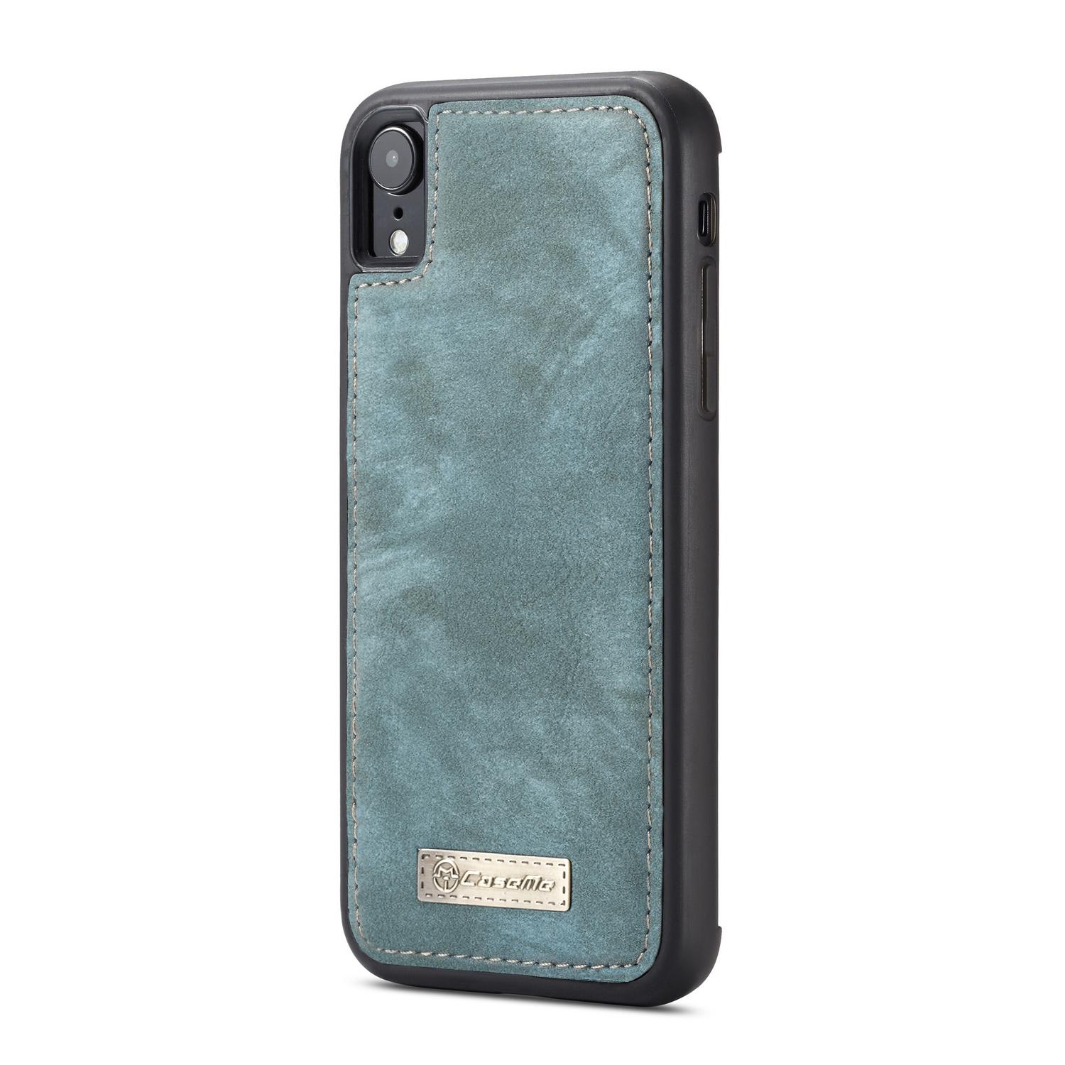 Multi-slot Plånboksfodral iPhone XR blå