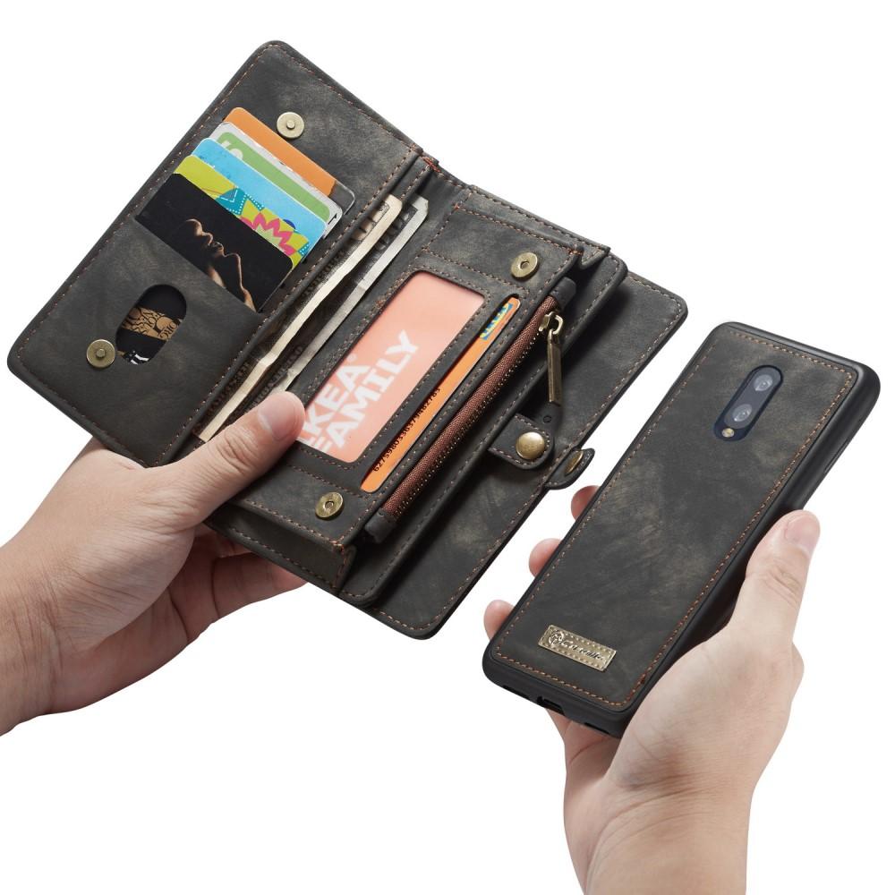 Multi-slot Plånboksfodral OnePlus 7 grå