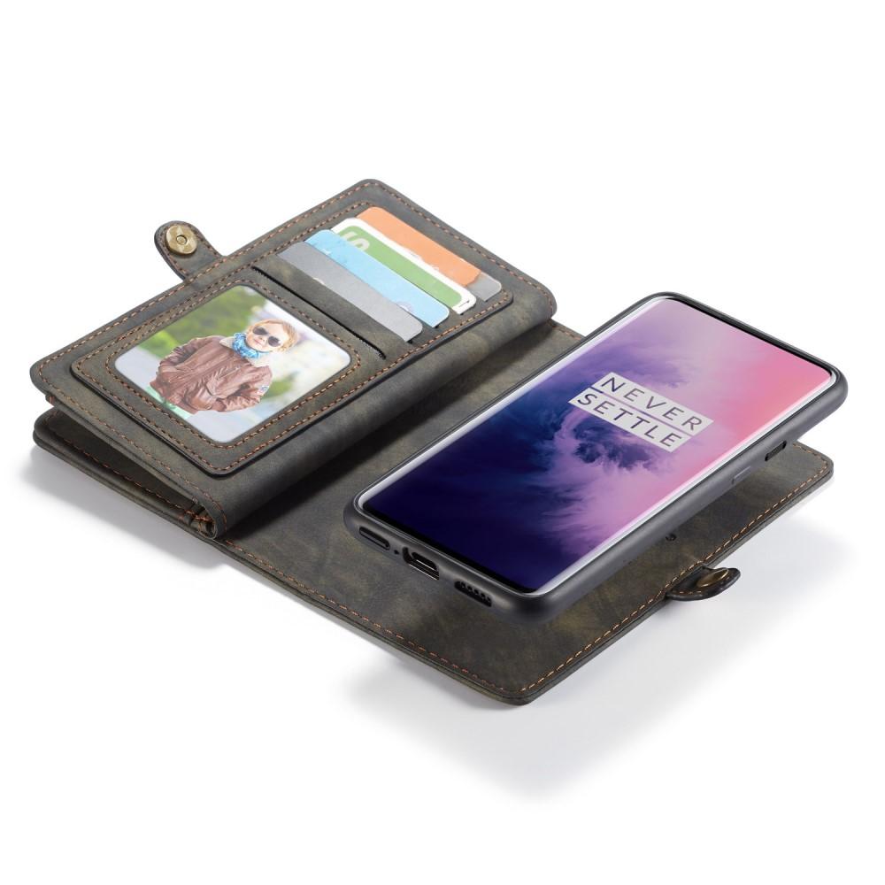 Multi-slot Plånboksfodral OnePlus 7 Pro grå