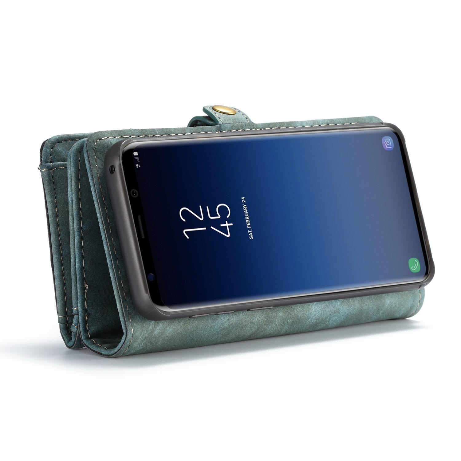 Multi-slot Plånboksfodral Samsung Galaxy S9 blå