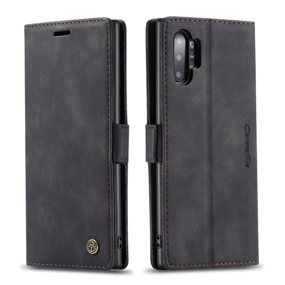 Slim Plånboksfodral Galaxy Note 10 Plus svart