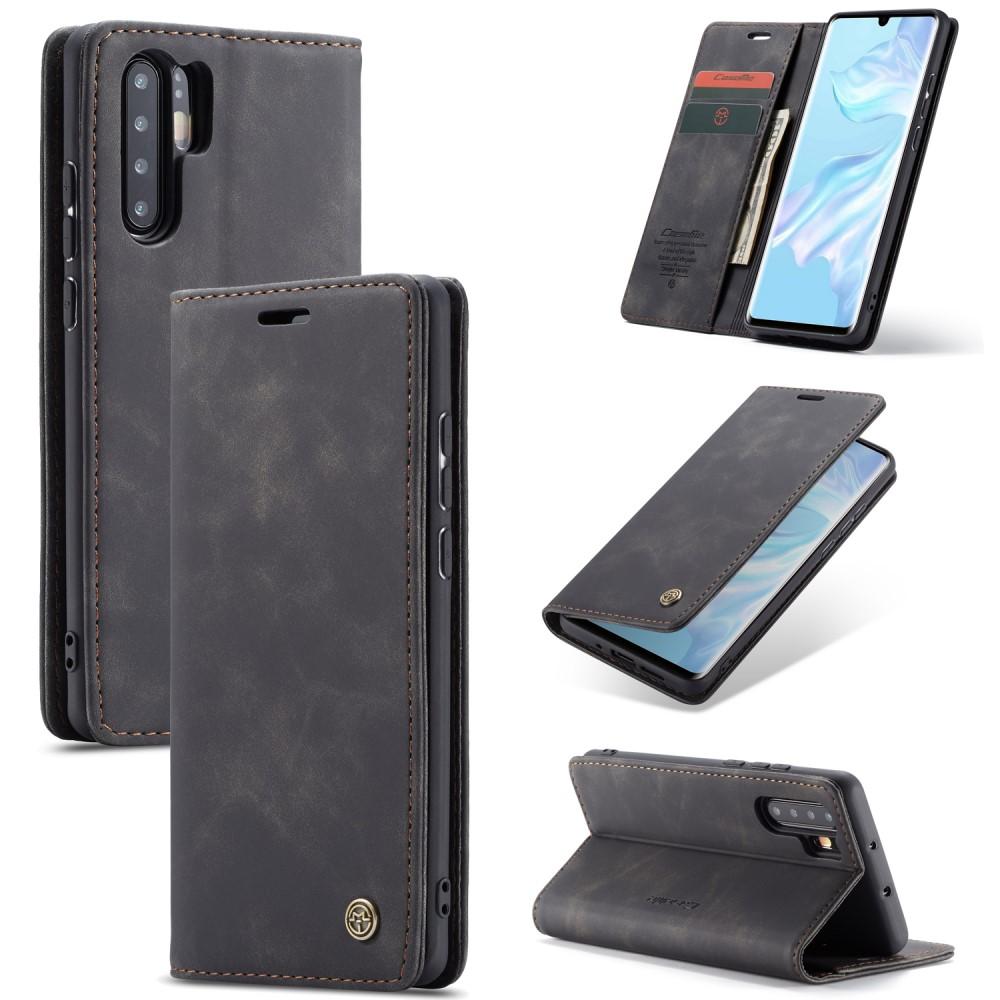 Slim Plånboksfodral Huawei P30 Pro Svart