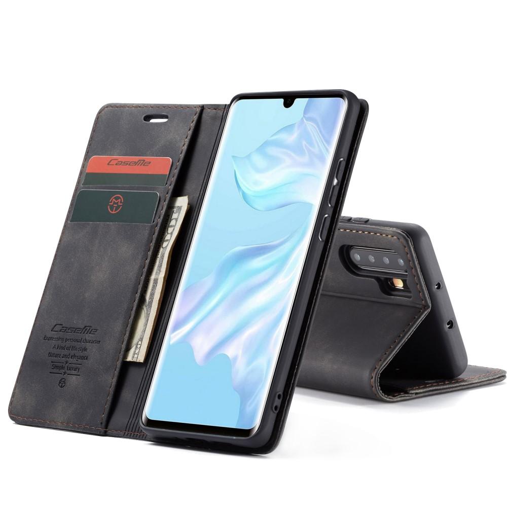 Slim Plånboksfodral Huawei P30 Pro Svart