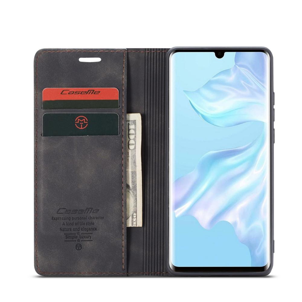 Slim Plånboksfodral Huawei P30 Pro Svart