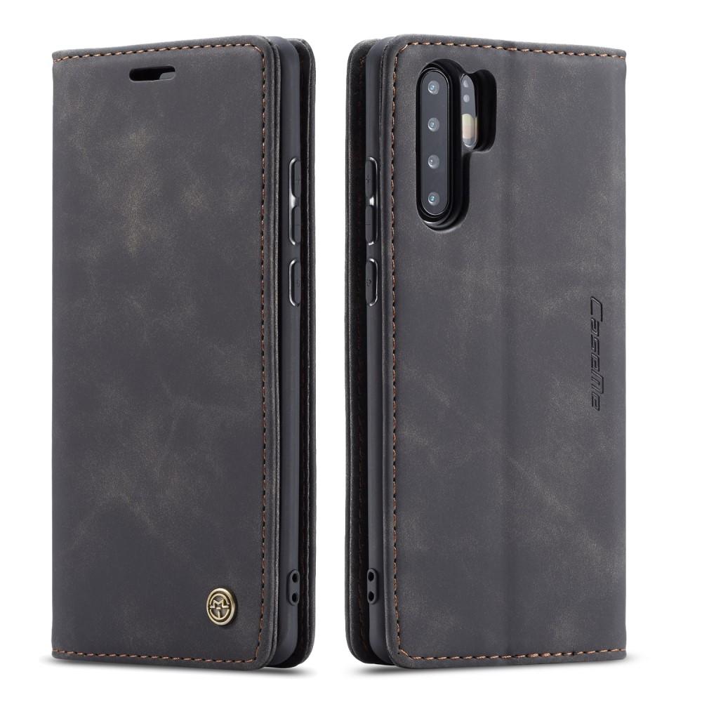 Slim Plånboksfodral Huawei P30 Pro Svart