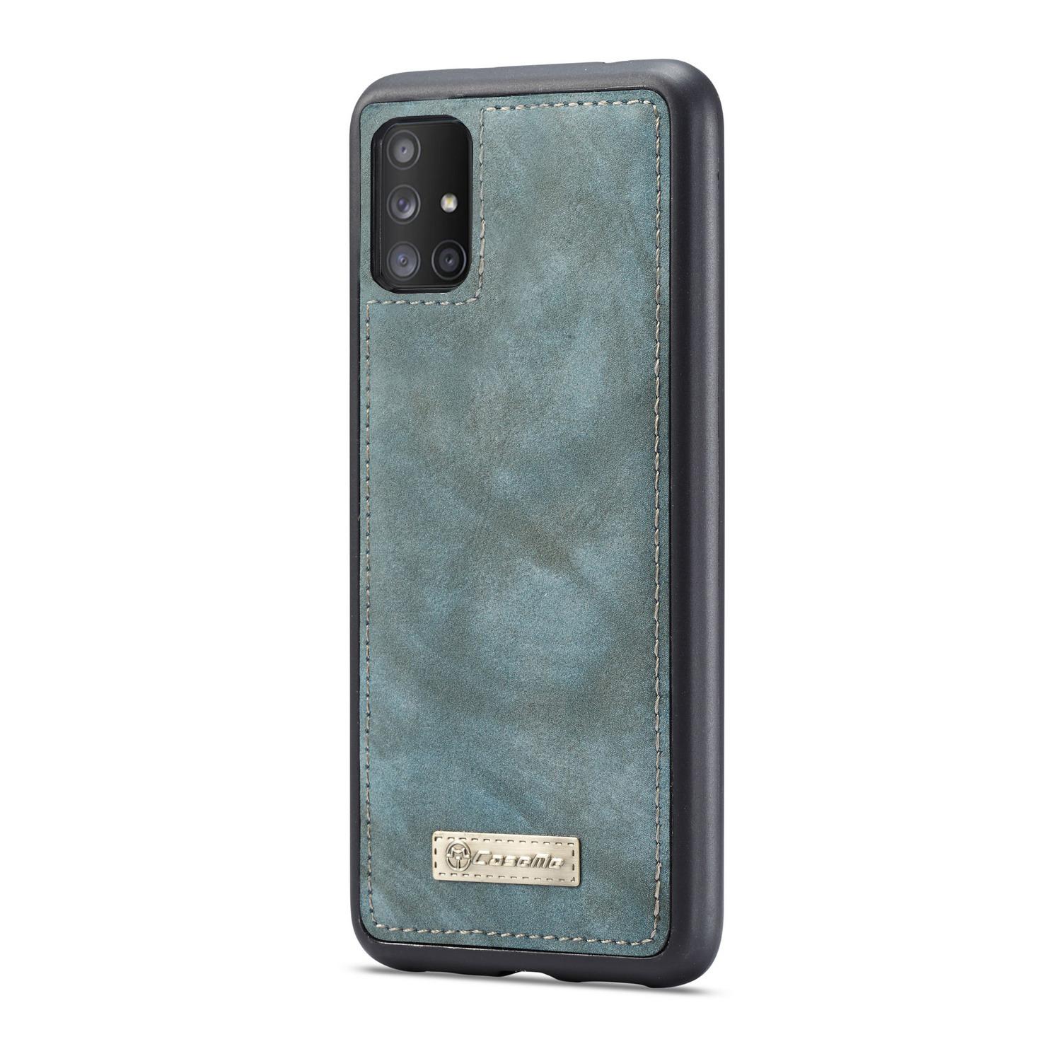 Multi-slot Plånboksfodral Samsung Galaxy A51 Blå