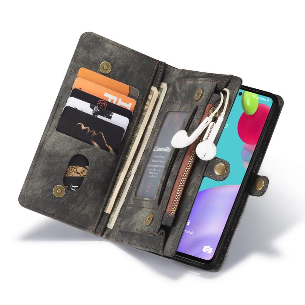 Multi-slot Plånboksfodral Samsung Galaxy A52 5G Grå
