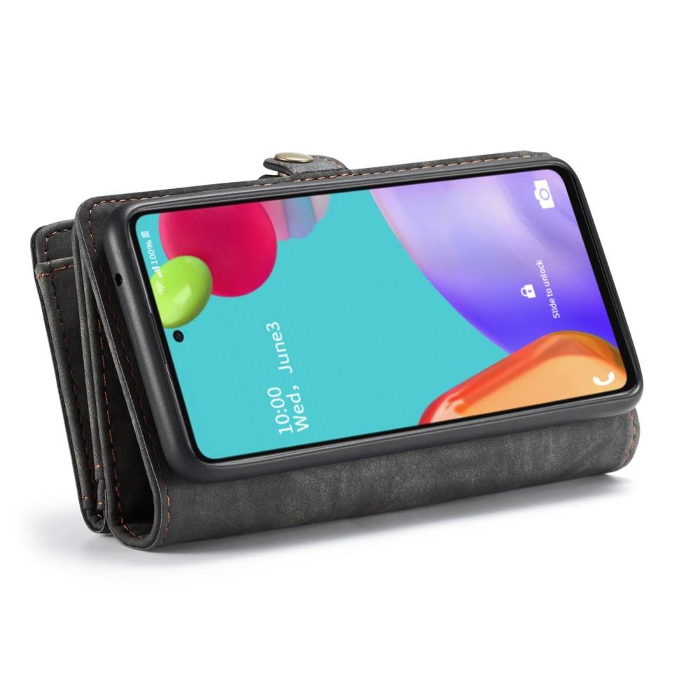 Multi-slot Plånboksfodral Samsung Galaxy A52 5G Grå