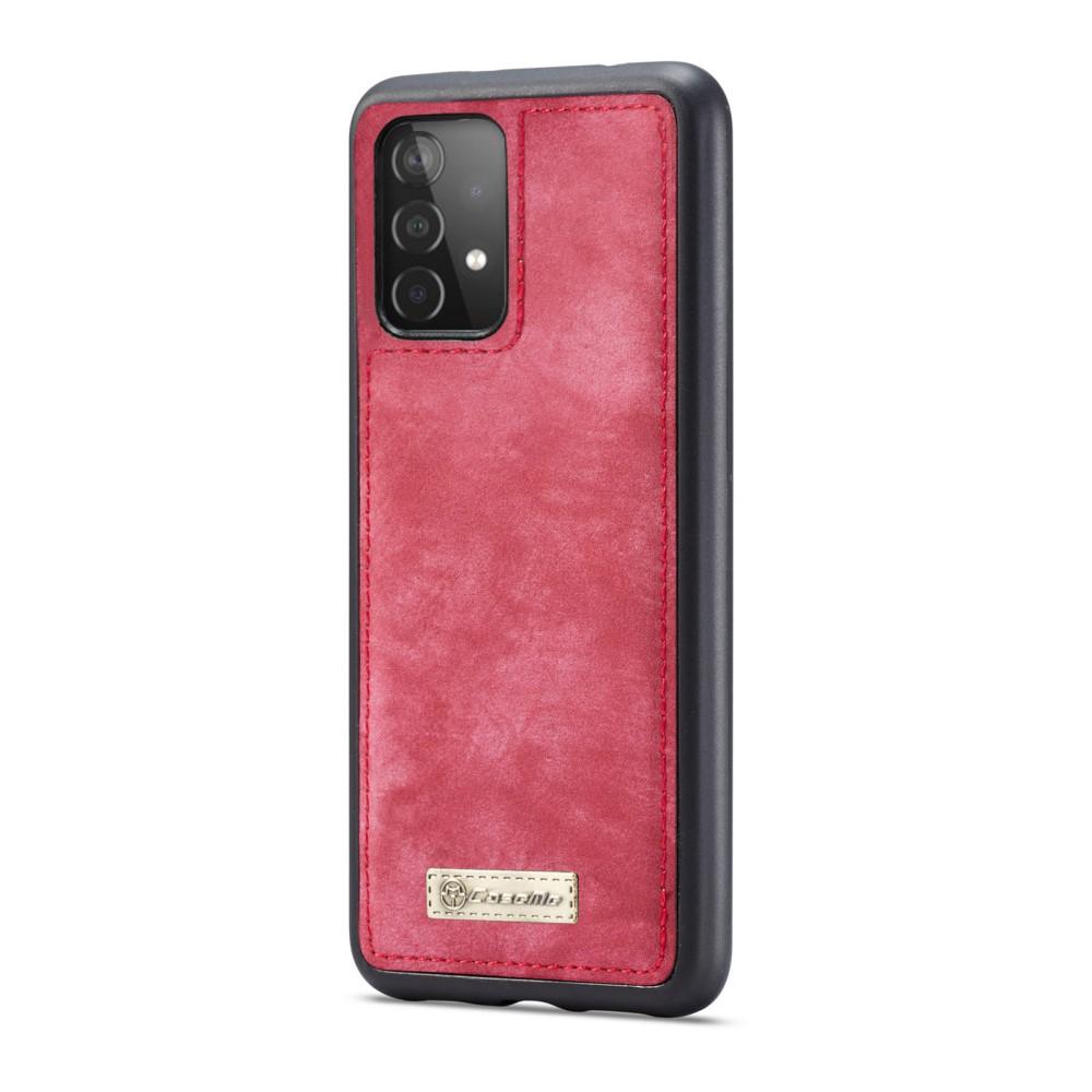 Multi-slot Plånboksfodral Galaxy A52/A52s röd