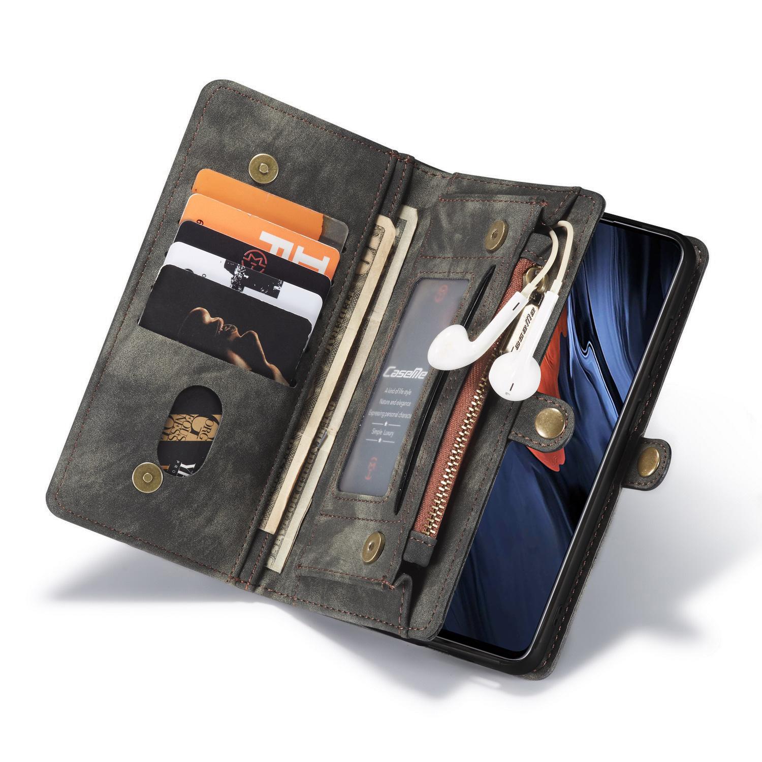 Multi-slot Plånboksfodral Samsung Galaxy A71 Grå