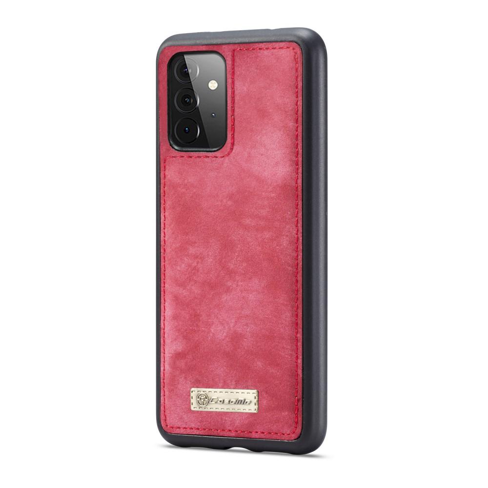 Multi-slot Plånboksfodral Galaxy A72 5G röd