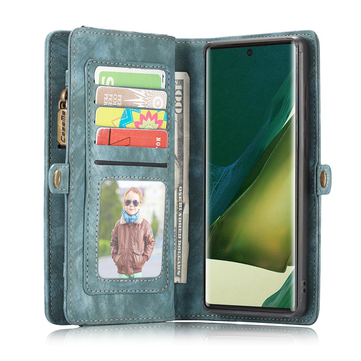 Multi-slot Plånboksfodral Galaxy Note 20 Ultra blå