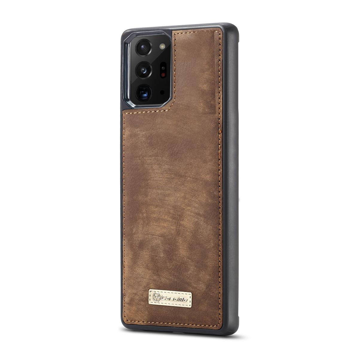Multi-slot Plånboksfodral Galaxy Note 20 Ultra brun