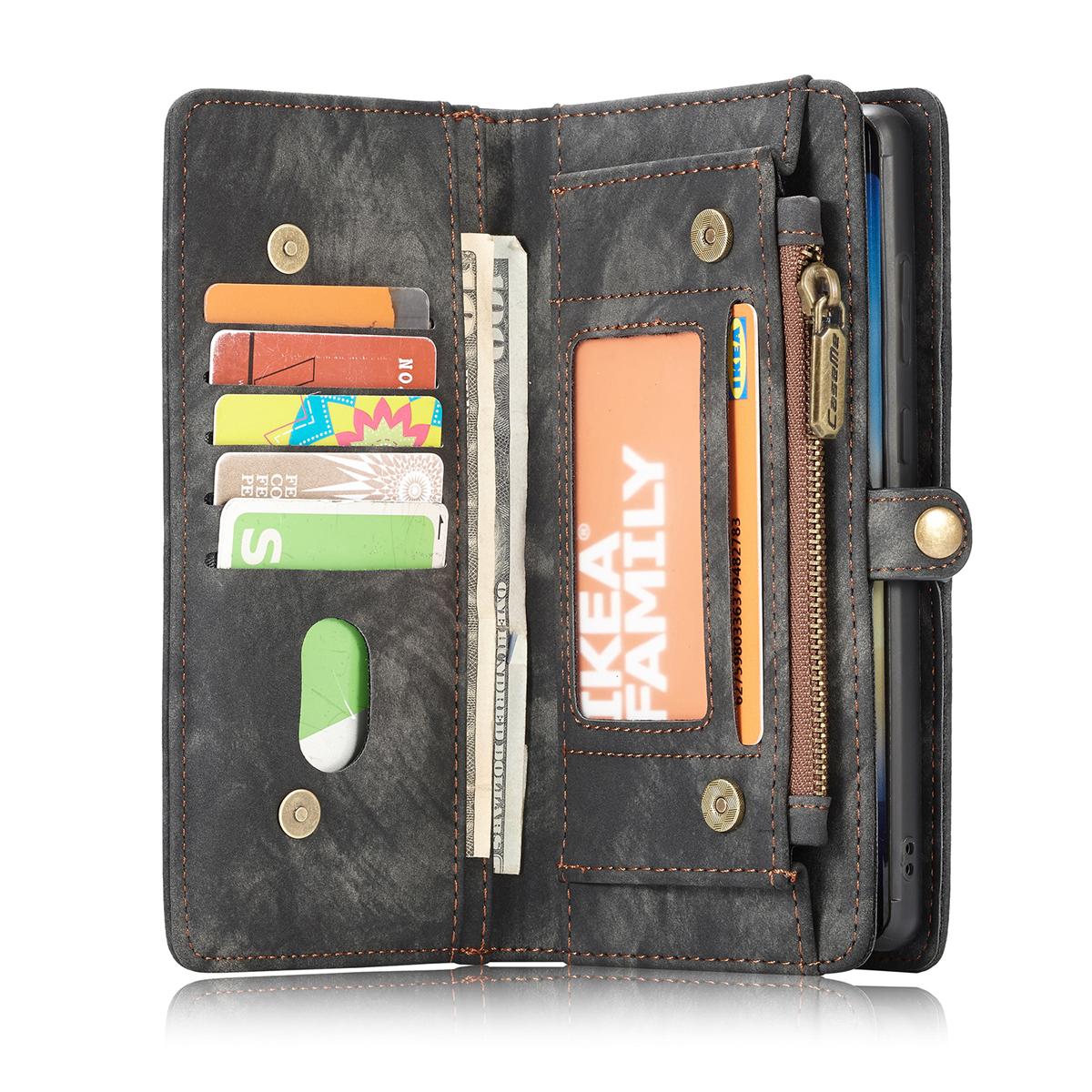 Multi-slot Plånboksfodral Samsung Galaxy Note 20 Ultra Grå
