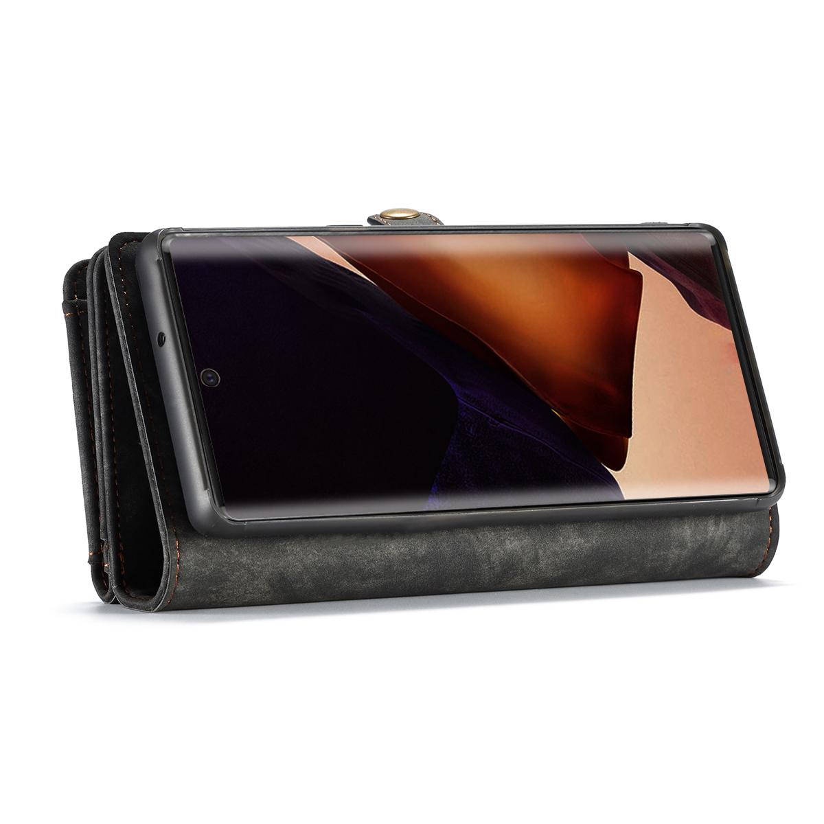 Multi-slot Plånboksfodral Samsung Galaxy Note 20 Ultra Grå