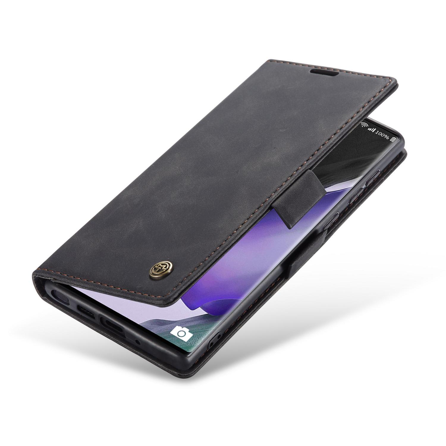 Slim Plånboksfodral Galaxy Note 20 Ultra svart