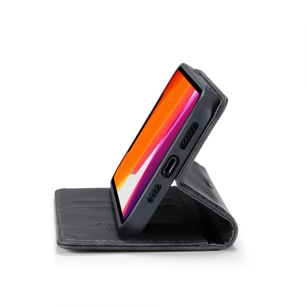 Slim Plånboksfodral Apple iPhone 12/iPhone 12 Pro Svart