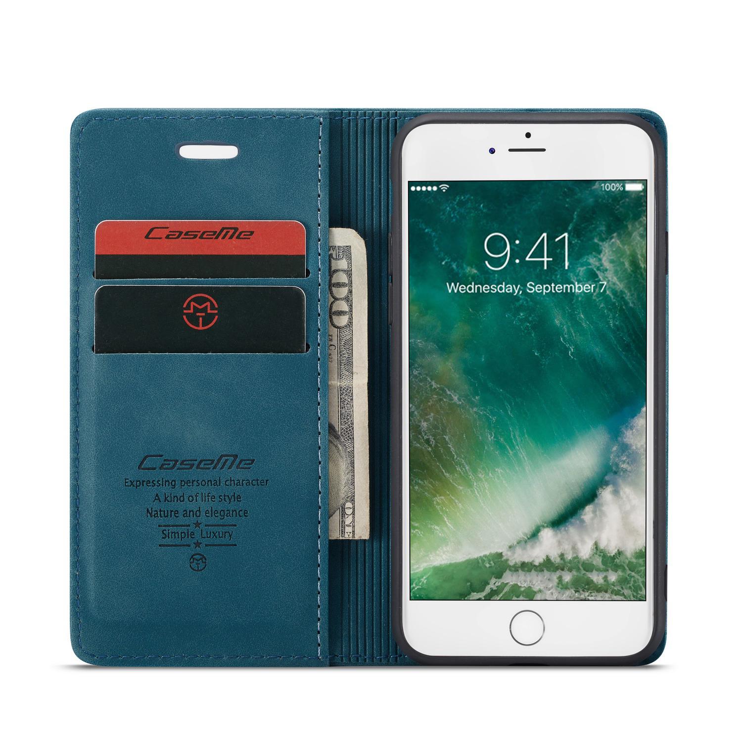 Slim Plånboksfodral iPhone 7/8/SE blå