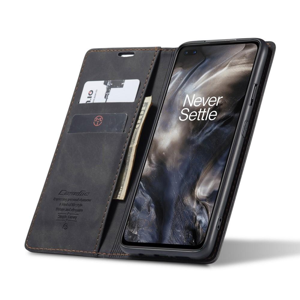 Slim Plånboksfodral  OnePlus Nord Svart