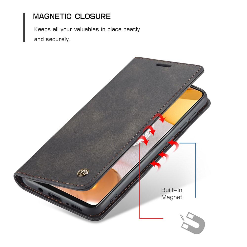 Slim Plånboksfodral Samsung Galaxy A42 5G svart