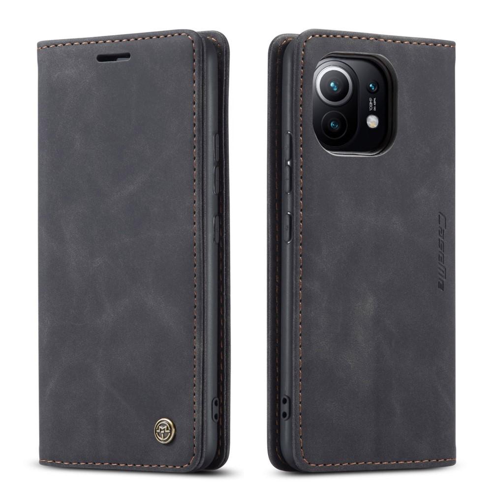Slim Plånboksfodral Xiaomi Mi 11 Svart