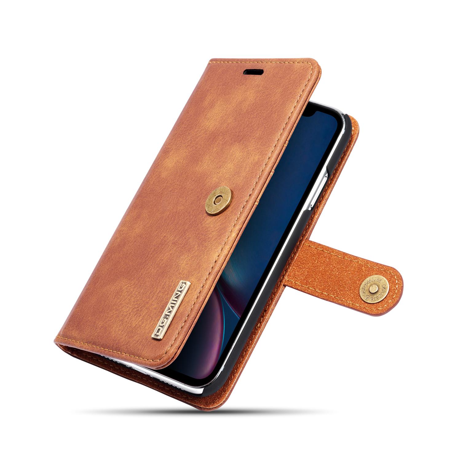 Magnet Wallet Apple iPhone XR Cognac