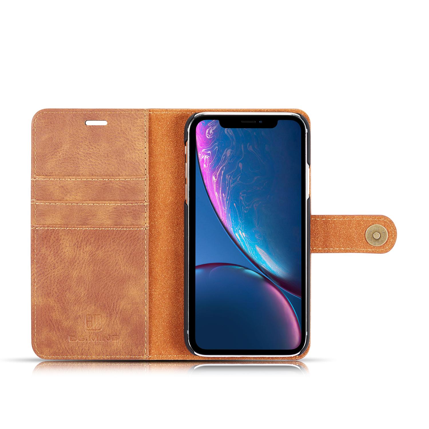 Magnet Wallet Apple iPhone XR Cognac