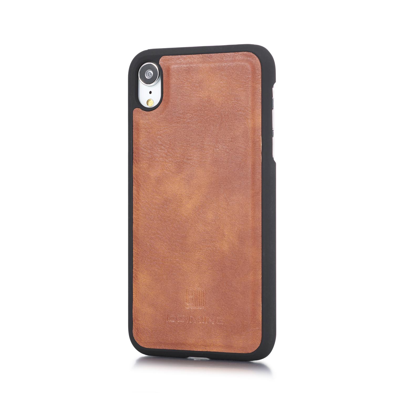 Magnet Wallet Apple iPhone XR Cognac