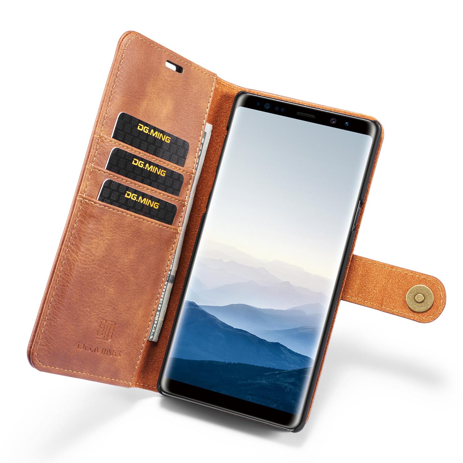 Magnet Wallet Galaxy Note 9 Cognac