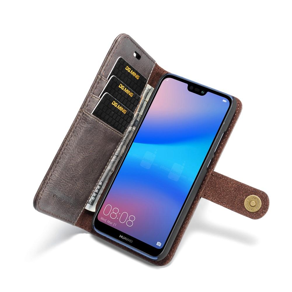 Magnet Wallet Huawei P20 Lite Brown