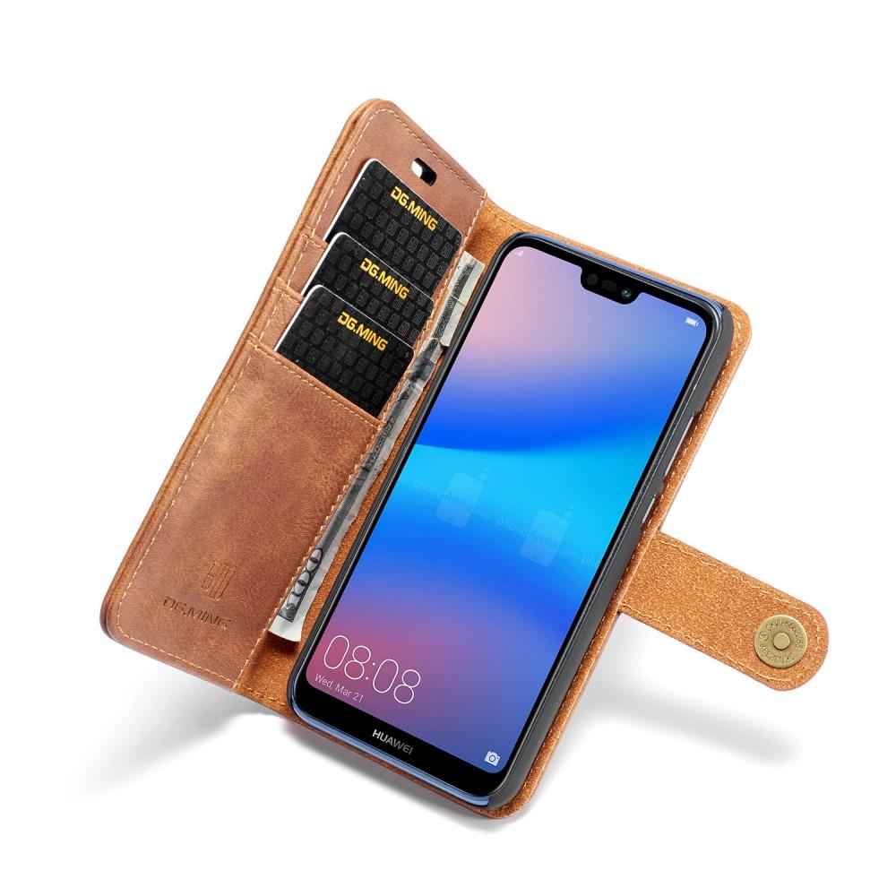 Magnet Wallet Huawei P20 Lite Cognac