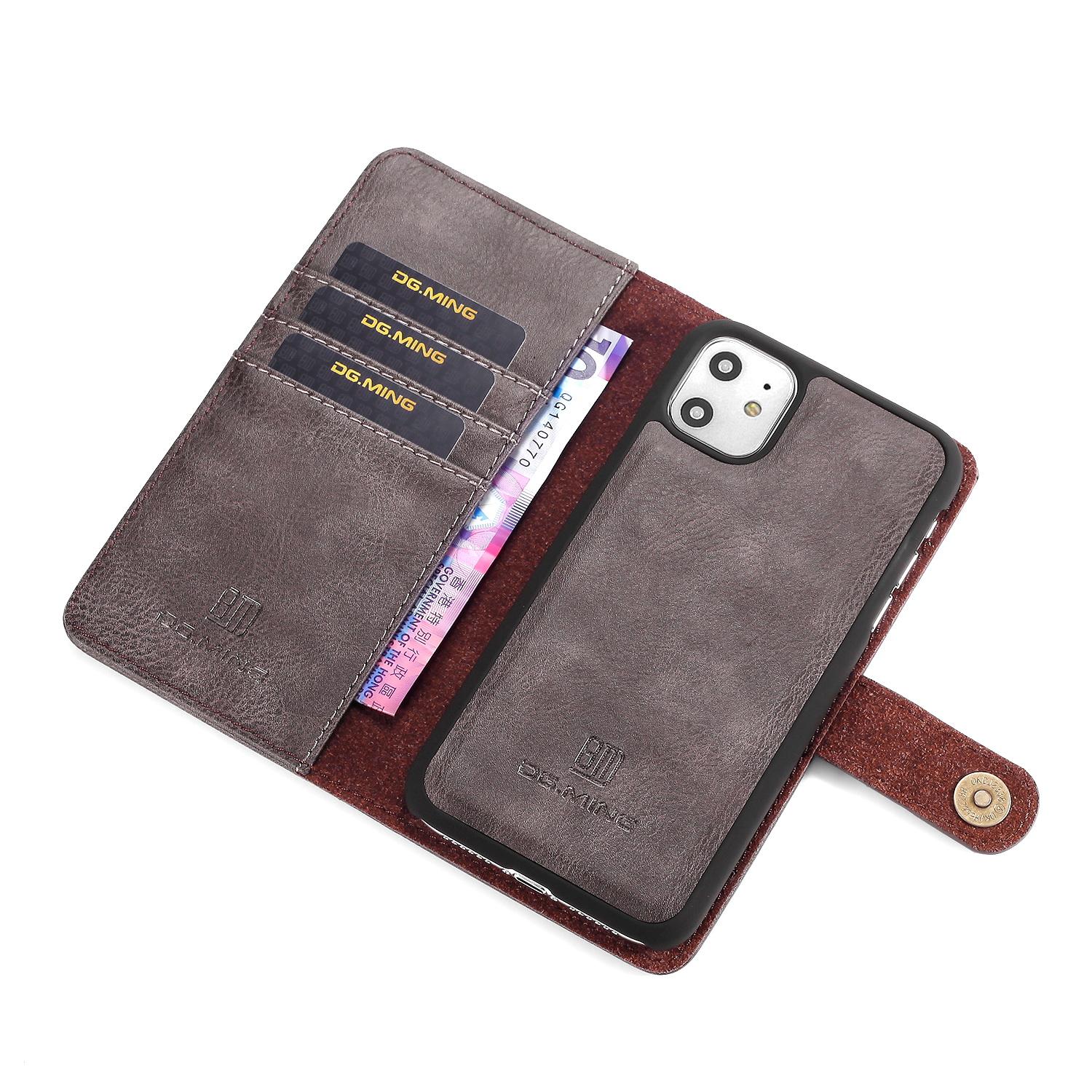 Magnet Wallet iPhone 11 Brown