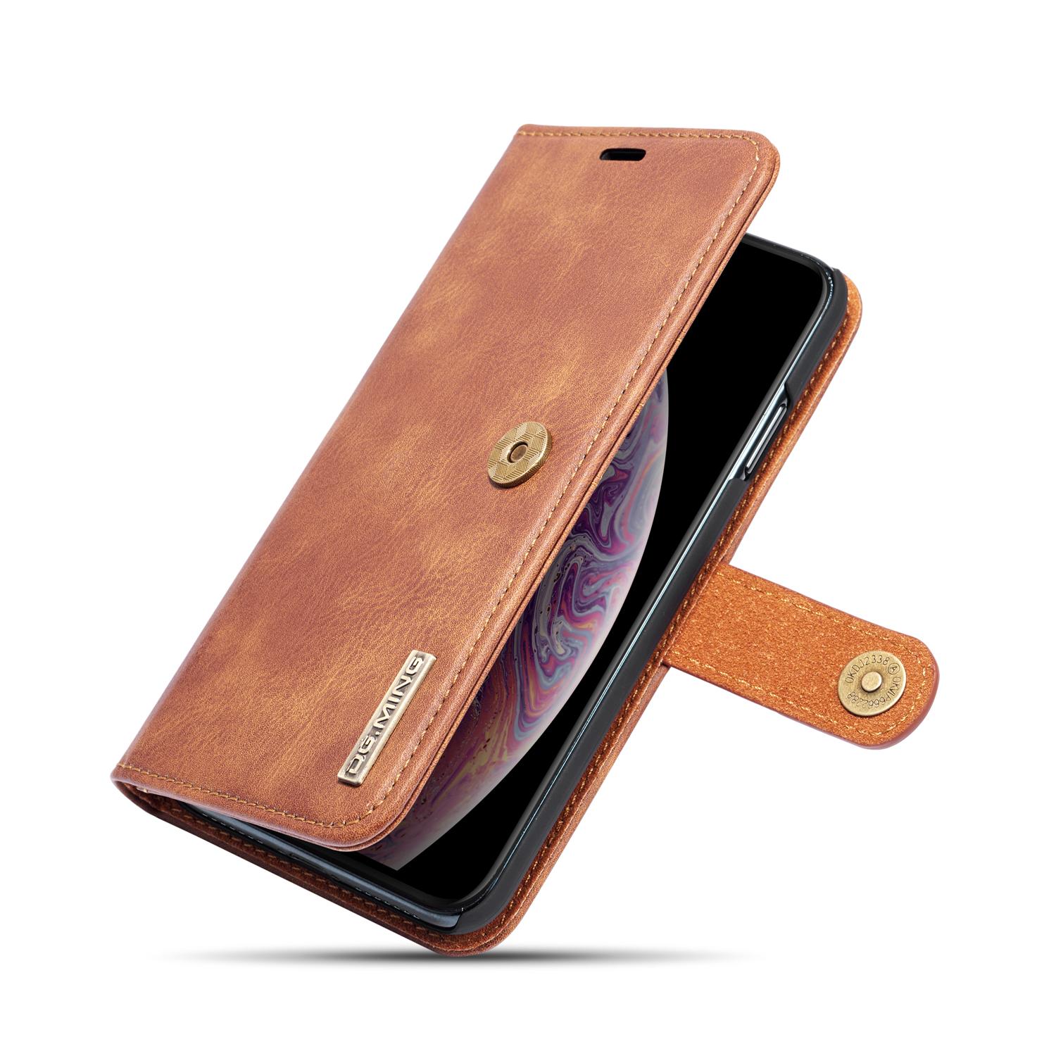 Magnet Wallet iPhone X/XS Cognac