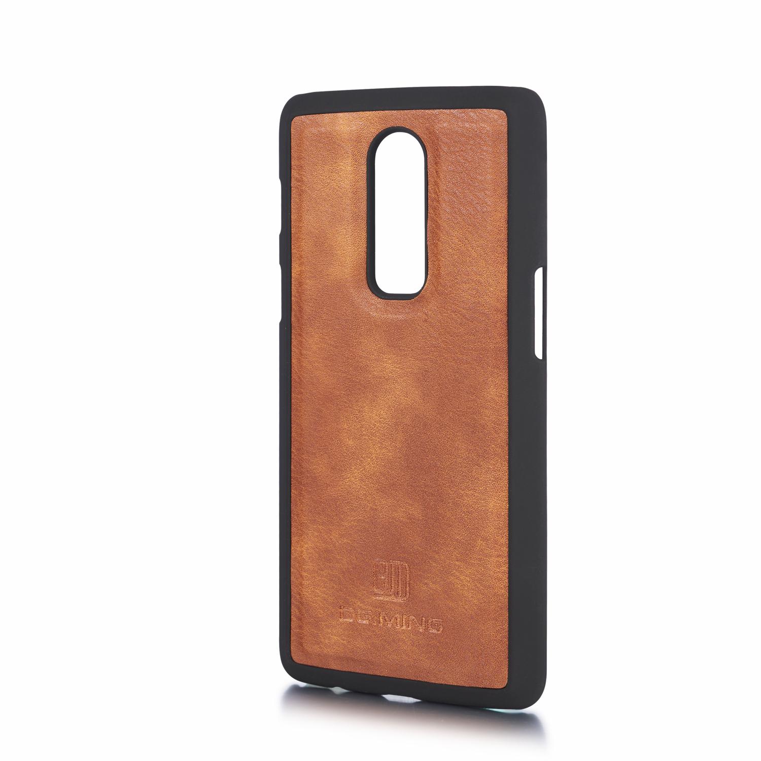 Magnet Wallet OnePlus 6 Cognac