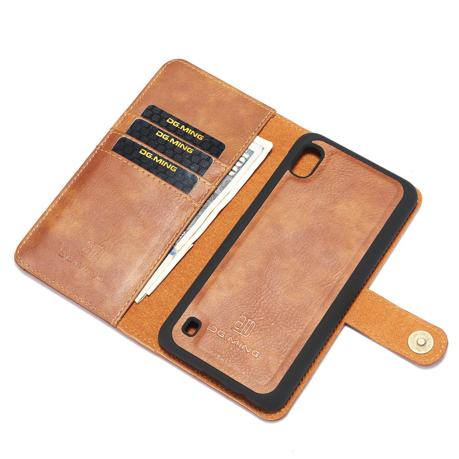 Magnet Wallet Samsung Galaxy A10 Cognac