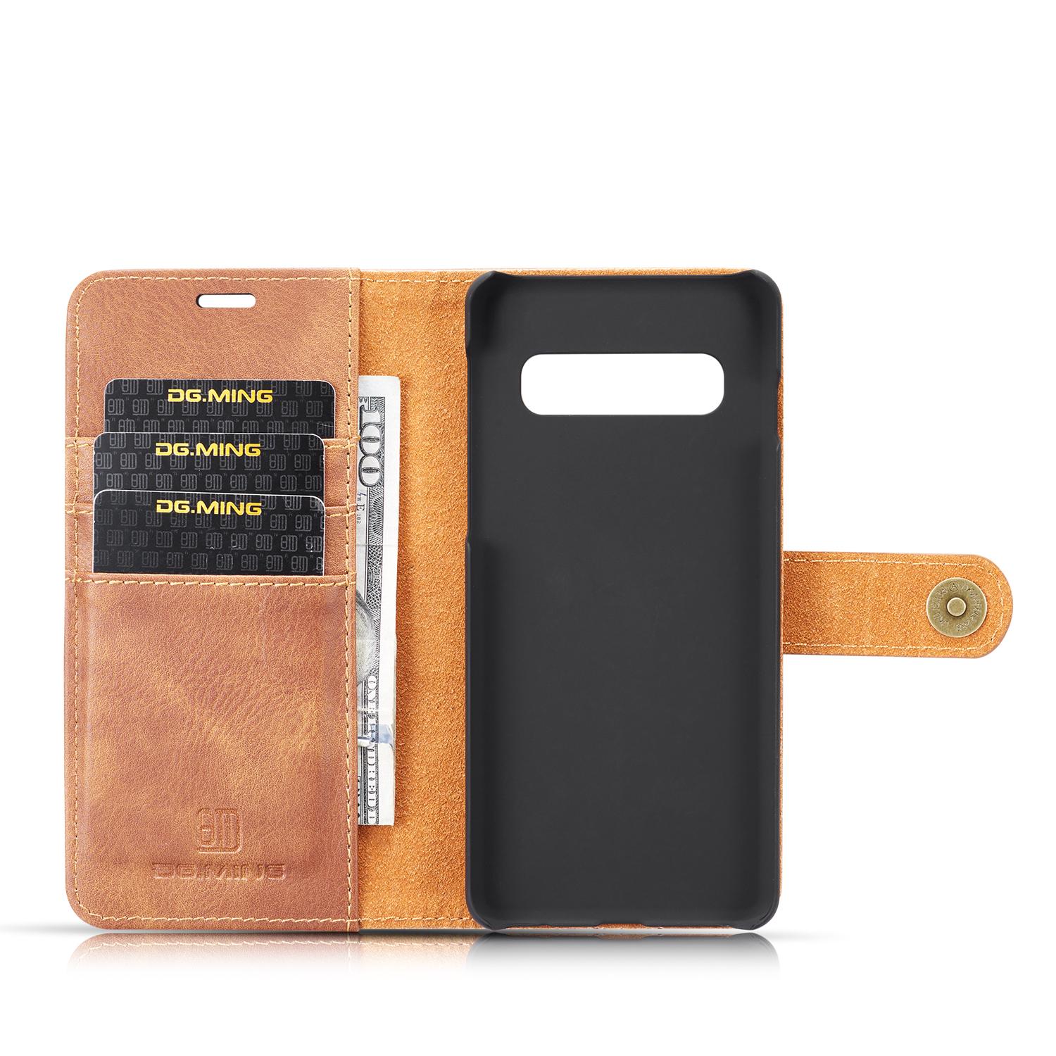 Magnet Wallet Samsung Galaxy S10 Cognac