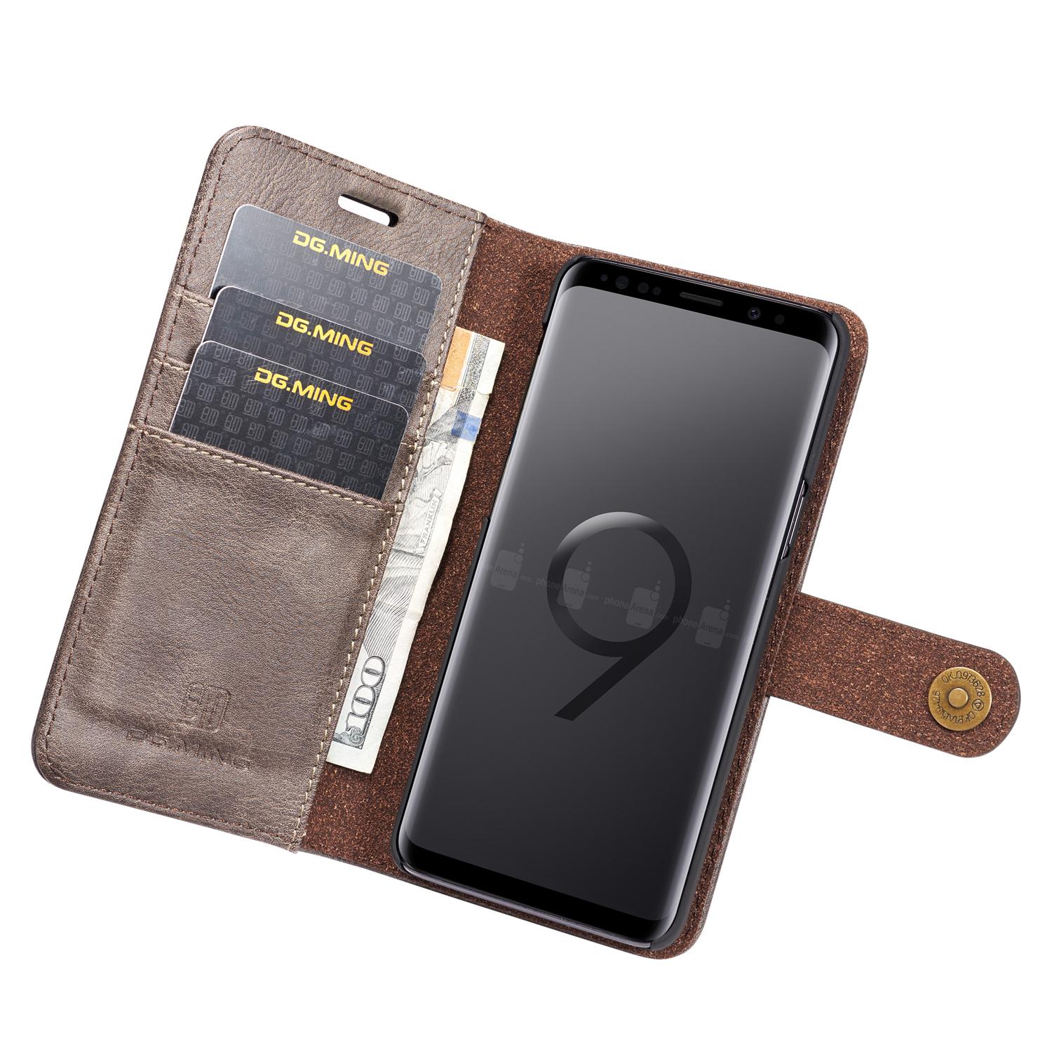 Magnet Wallet Samsung Galaxy S9 Brown