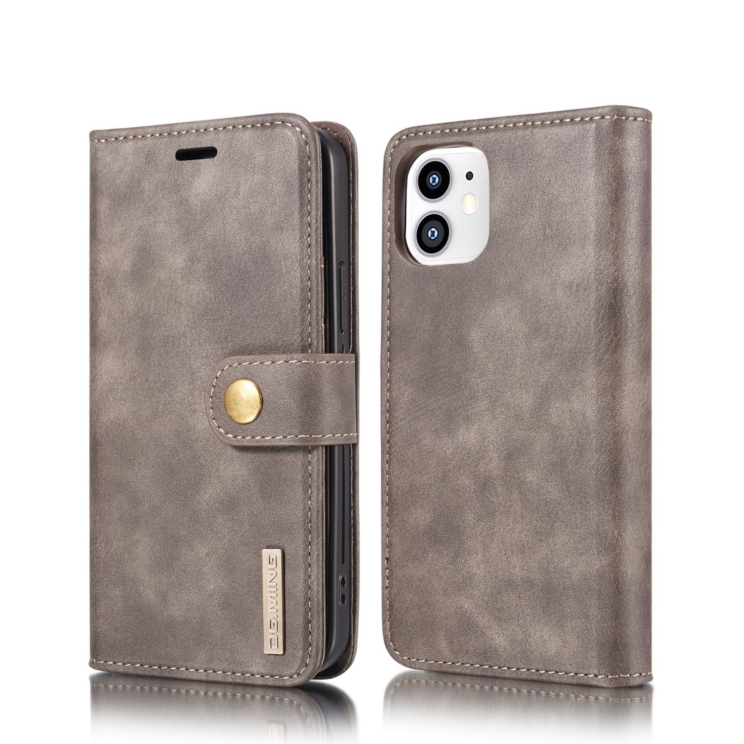 Magnet Wallet iPhone 12 Mini Brown