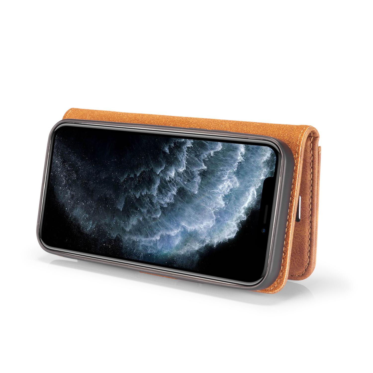 Magnet Wallet iPhone 12/iPhone 12 Pro Cognac