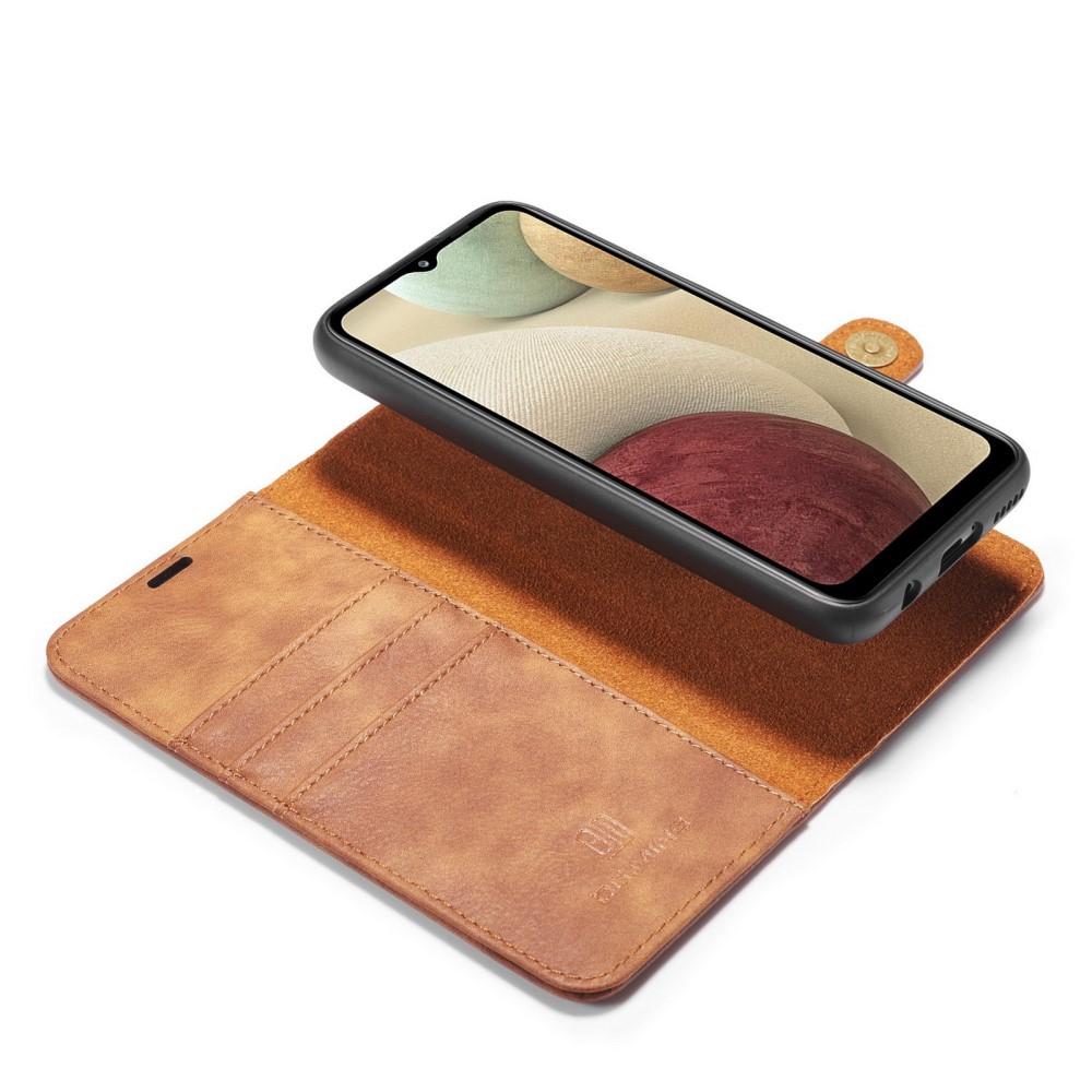 Magnet Wallet Samsung Galaxy A12 Cognac