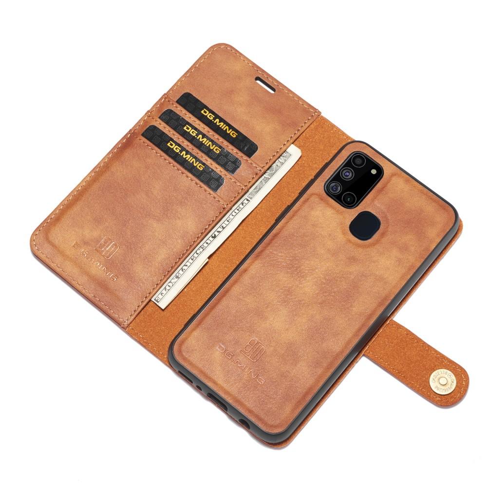 Magnet Wallet Samsung Galaxy A21s Brun