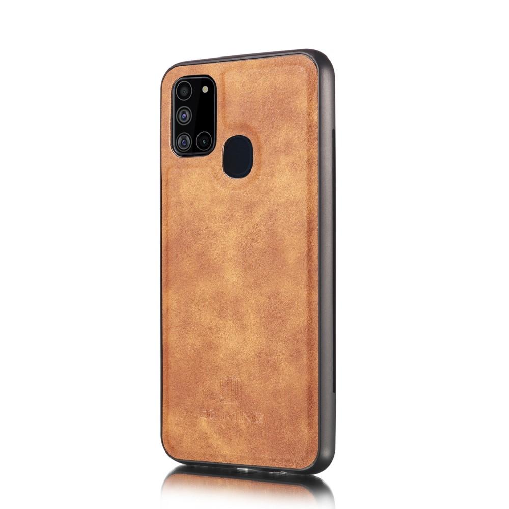 Magnet Wallet Samsung Galaxy A21s Brun