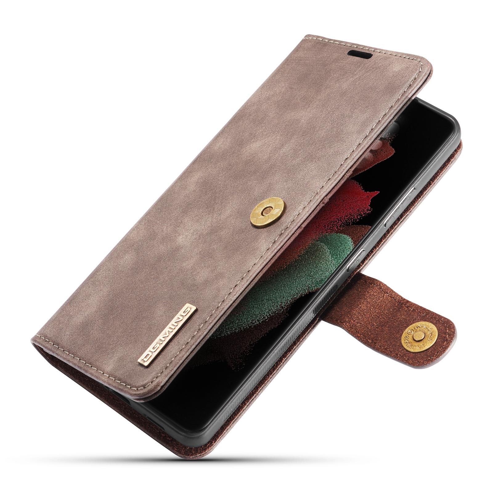 Magnet Wallet Samsung Galaxy S21 Ultra Brown