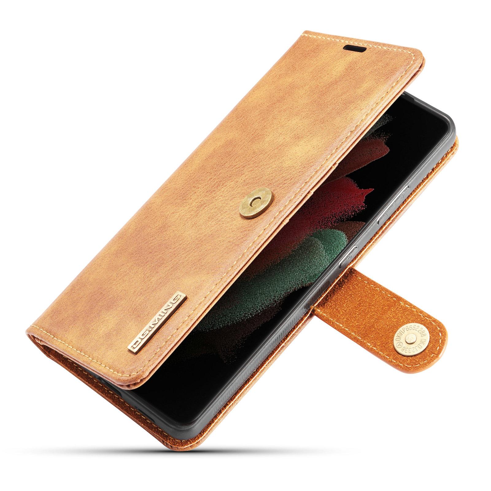 Magnet Wallet Samsung Galaxy S21 Ultra Cognac