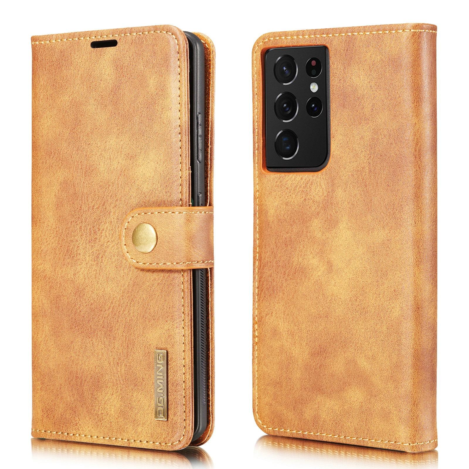 Magnet Wallet Samsung Galaxy S21 Ultra Brun