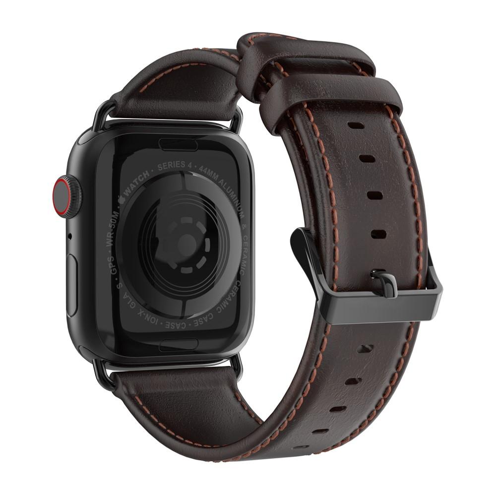 Leather Armband Apple Watch 41mm Series 8 Brown