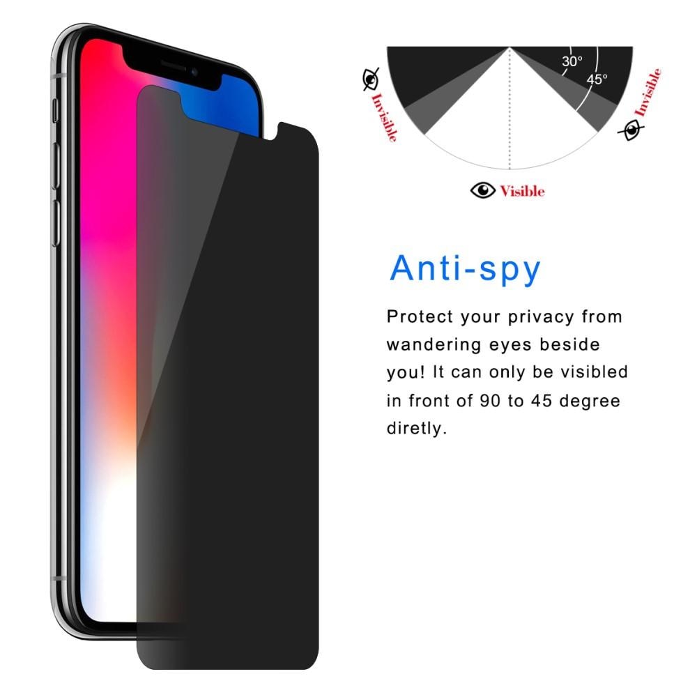 Privacy Härdat Glas Skärmskydd iPhone XS Max