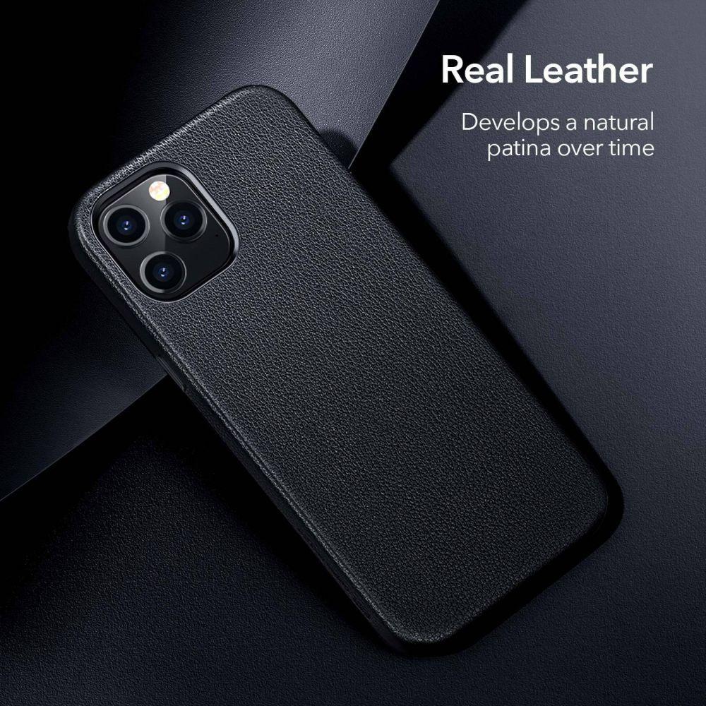 Premium Leather Case iPhone 12/12 Pro Black