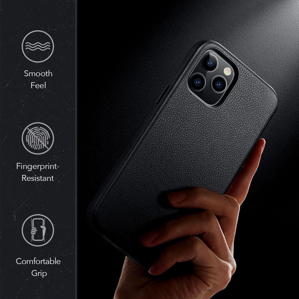 Premium Leather Case iPhone 12/12 Pro Black